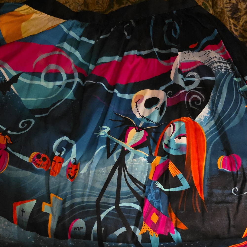 The Nightmare Before Christmas Loungefly Stitch Shoppe Skirt